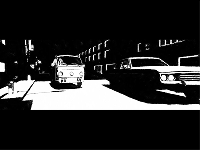 ZHU Genesis Day 1 – “Automatic” 2d 3d after effects animation black and white cinema 4d design motion graphic