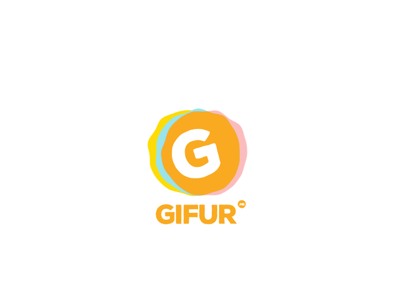 GIFUR loop gif design logo animation illustration motion colorful playful rig after effects 2d