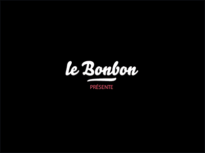 LE BONBON 2d after effects animation animography design geometry graphics logo loop motion type web