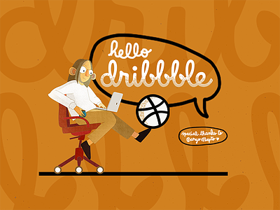 First shot baryolepto couleur dribbble début first design first shot graphism illustration pauline le nours pomallow thanks