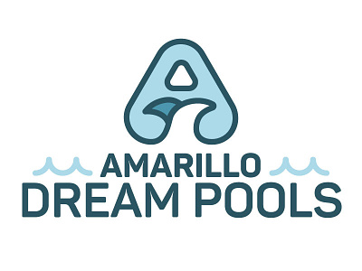 Logo concept for a pool company.