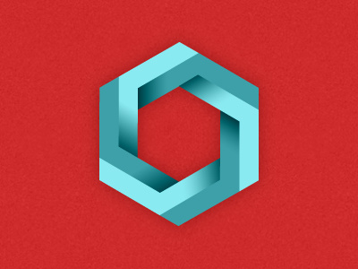 Penrose Hexagon chaka hexagon illustration logo mark penrose shape