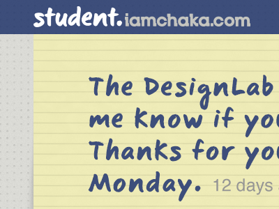 new student site iamchaka web design website