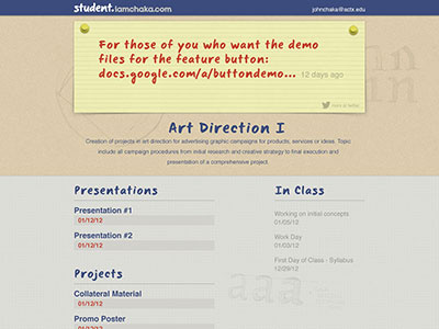 Student website education iamchaka web design website