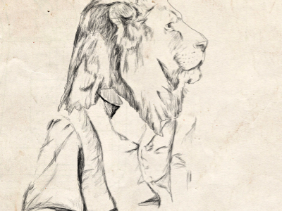 King basics drawing lion play practice