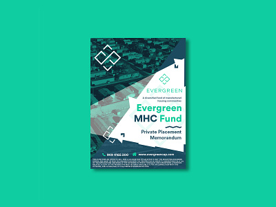 Evergreen MHC Fund ad advertise advertisement design evergreen fab flyer flyer flyer design flyers icon