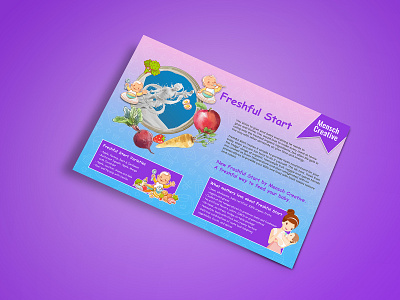 Freshful Start Flyer Design ad advertise advertisement branding card design fab flyer flyer flyer design flyers illustration post card