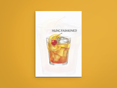Hung Fashioned Flyer Design ad advertise advertisement branding card design fab flyer flyer flyer design flyers illustration post card