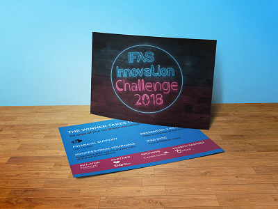 IFAS Innovation Challenge ad advertise advertisement branding card challenge design fab flyer flyer flyer design flyers ifas illustration post card