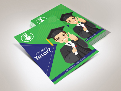 Tutor Flyer Design ad advertise advertisement branding card design fab flyer flyer flyer design flyers illustration post card