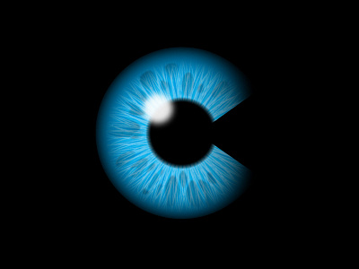 Captured Dimenisons Logo eye logo vector