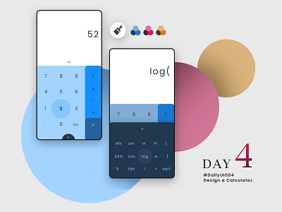 Moxesh Mehta | Daily UI 04 | Calculator