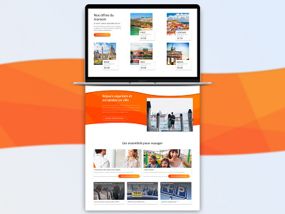 [UX/UI Design] Easyjet Redesign branding design easyjet figma homepage landing page orange redesign ui ux ui design vector web webdesign white