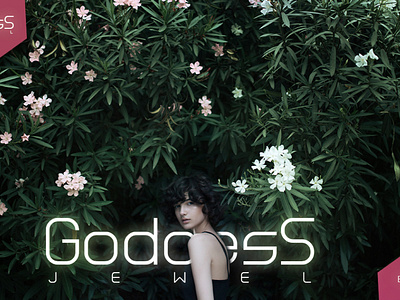 Branding piece for Goddess Jewel 1 advert goddess photoshop poster