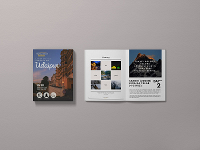 Travel Magazine Designing - 3 branding brochure design design illustration magazine design minimal travel agency traveling