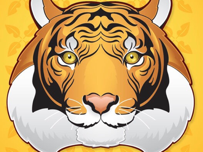 Vector Tiger Illustration adobe illustrator animal tiger vector