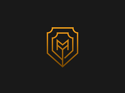 Letter M exploration arrow badge branding crest design high end letter letter m logo luxury m shield vector