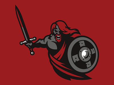Highlanders 2 branding highlander logo scottish shield sports sword warrior