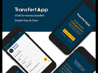 TransfetApp appdesign inspiration uiux