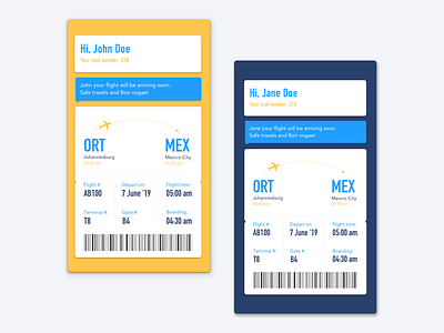 Boarding pass #002 boarding pass design mobile app design ui