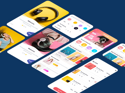 Isometric View 2020 trend 2020 trend app app design app design color design mobile app mobile application product design shopping app uxui