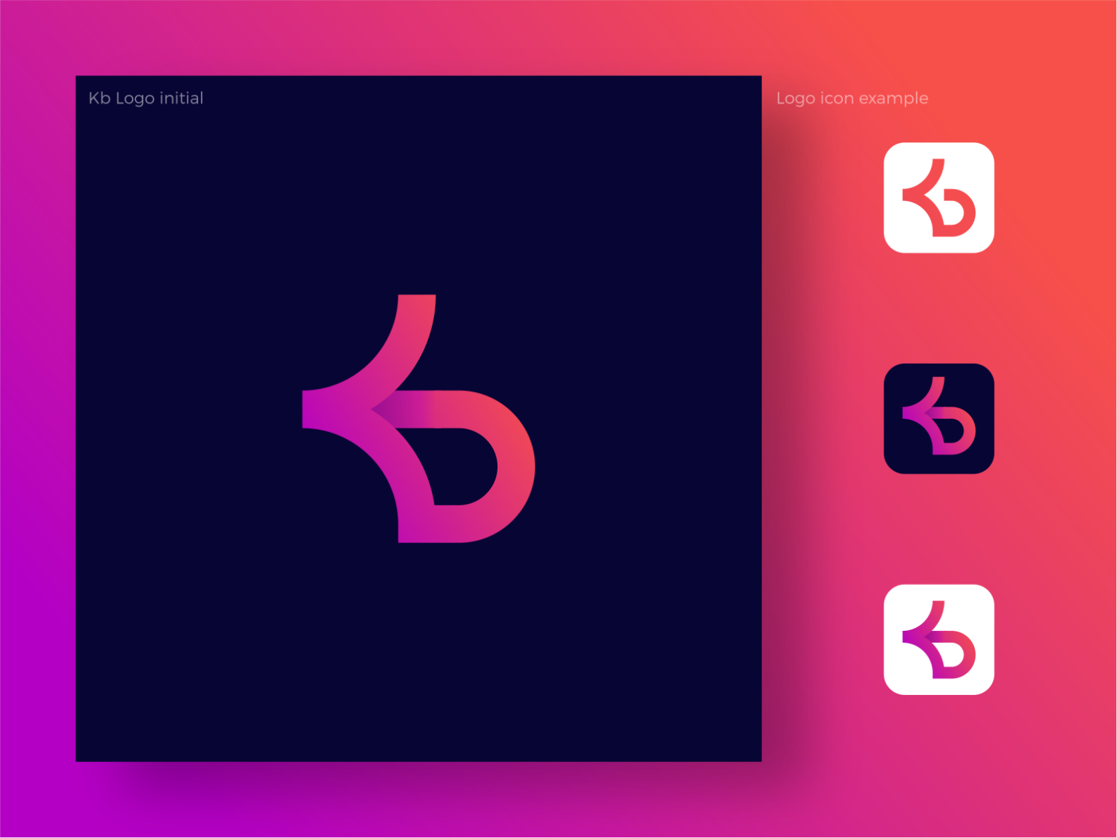 Kb Logo by Vck on Dribbble