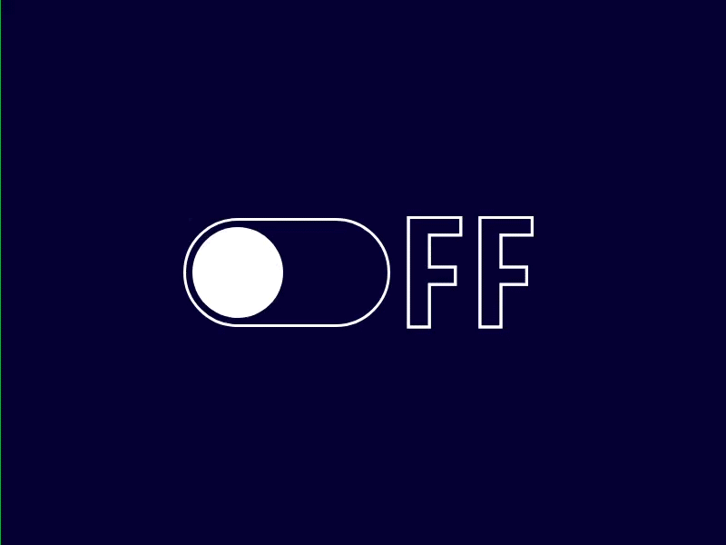 On Off toggle switch animation debut debut shot dribbble first shot onoff swipe switch toggle