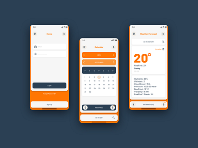 App UI for internal use 2020 2020 trend app clean design flat graphic design icon mobile typography ui vector