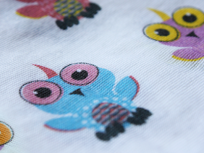 Owl Illustration character colorful fun owl t shirt