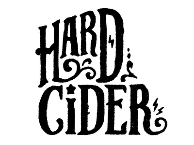 Building a cider brand brand cider drawn hand hard lettering