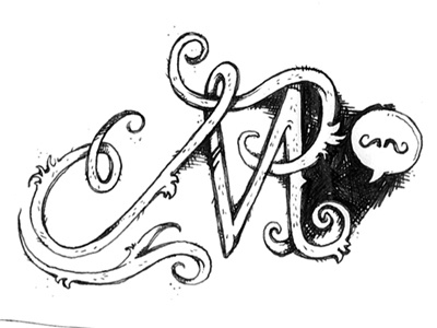 #Movember Letter M furry hair letter m mo moustache movember mustache sketch type typefight