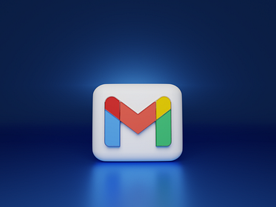 Gmail Icon - 3D Model