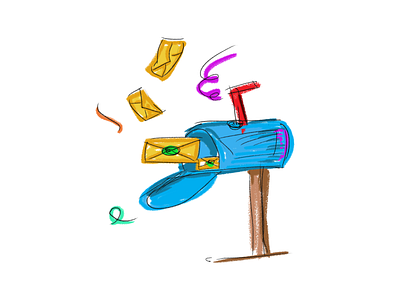 Mailbox branding design email fiv frizvan illustration ivanlife mail mailbox web website