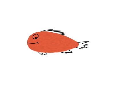 Funny fish design fish fiv flat frizvan funny illustration ivanlife minimal ui