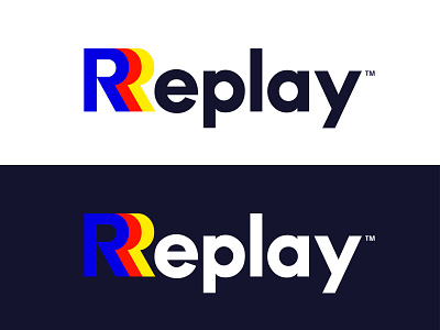 Logo - «Replay» branding concept fiv frizvan icon illustration ivanlife logo logos logotype logotype design logotypes play replay vector