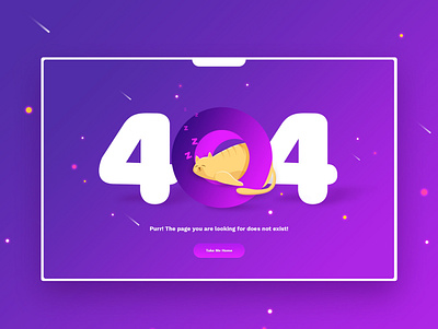 Error 404 Page UI design illustration ui ui design web