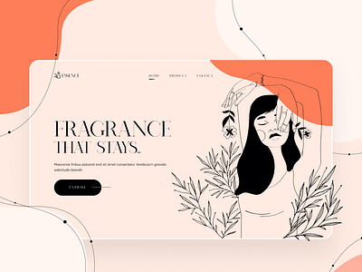 Perfume landing UI