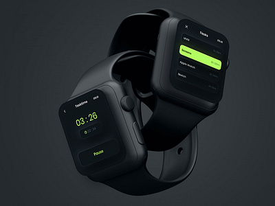 Skeumorphic UI for Apple Watch Apps