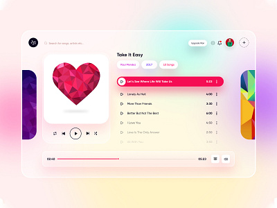 Music Dashboard UI