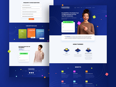 Landing Page UI design landing page design landing page ui ui design web web design website design