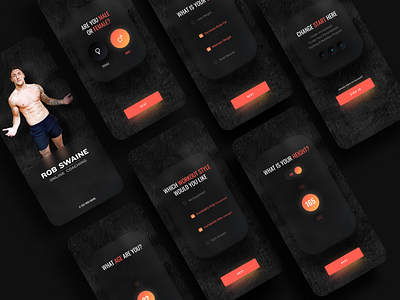 Fitness App app design app ui design ui ui design visual design