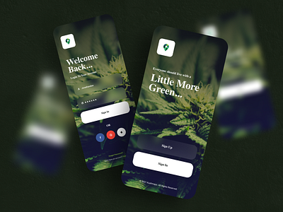 Marijuana App app design app ui design ui ui design