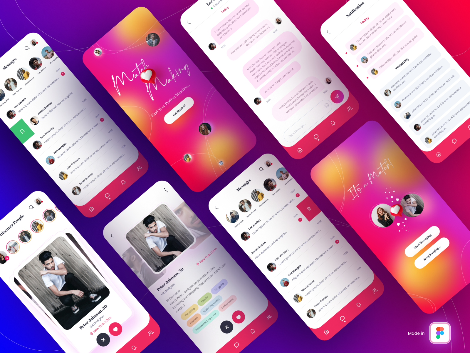 Dating App Ui By Riyana Das On Dribbble