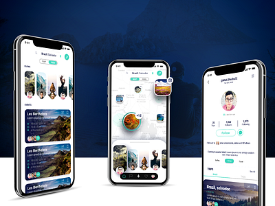 Trip Discovery App app design ui ui concept ux