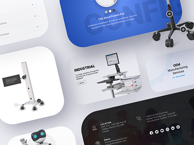 Ergonomic configurator ui ux app design design ui ui concept ux web