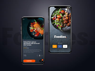 Foodiess Food Delivery - Mobile App app design food delivery app mobile app mobile design mobile ui resturant ux