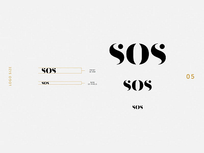 SOS Logo for Korean cosmetics