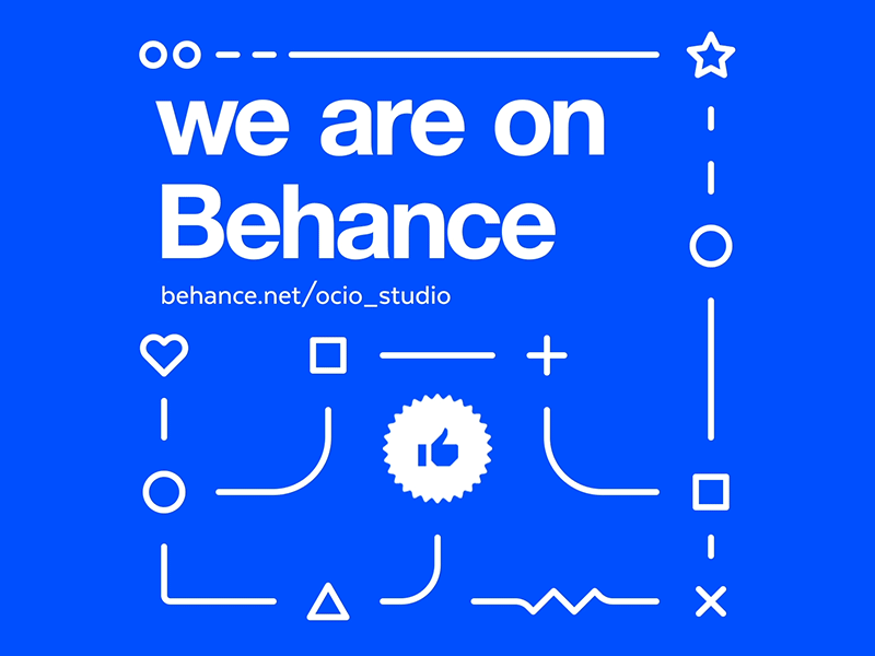 Follow Ocio on Behance! ae animation behance design gif graphic minimal motion ocio online portfolio studio