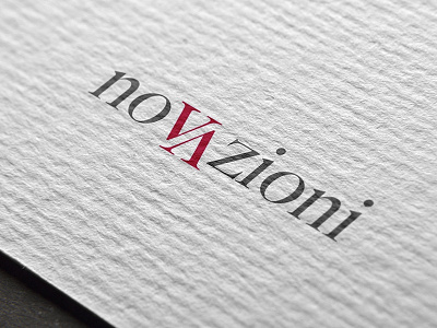 Novazioni Logotype branding design graphic italy logo logotype novazioni ociostudio type