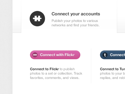 Connect your accounts flickr helvetica neue liveforfame tumblr